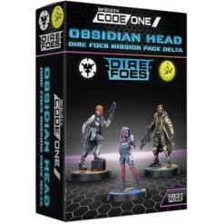 Infinity CodeOne: Dire Foes Mission Pack Delta - Obsidian Head -Wizards Toy Shop 280042 5