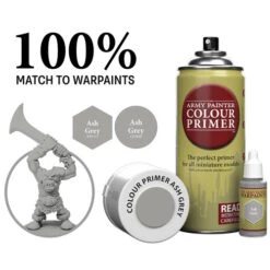 Army Painter Color Primer: Ash Grey (400ml) -Wizards Toy Shop AMYCP3029 3