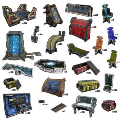 Battle Systems Terrain: Galactic Core Set -Wizards Toy Shop BSTSFC002 3