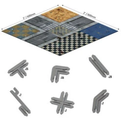 Battle Systems Terrain: City Block Core Set -Wizards Toy Shop BSTUAC001 5