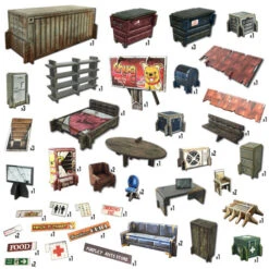 Battle Systems Terrain: Shanty Town Core Set -Wizards Toy Shop BSTUAC002 4