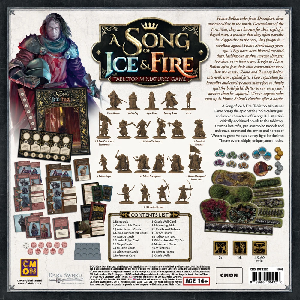 A Song Of Ice & Fire: Bolton Starter Set (Preorder) 6 A Song Of Ice & Fire: Bolton Starter Set (Preorder) - Image 4