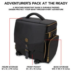 ENHANCE: RPG Travel Case - Black -Wizards Toy Shop ENGTCFD100BKEW 3