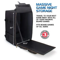 ENHANCE: Board Game Backpack - Black -Wizards Toy Shop ENGTCFG100BKEW 3