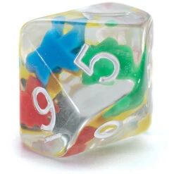 Inclusion Dice Set: Meeple (7) -Wizards Toy Shop GKGID1234 5