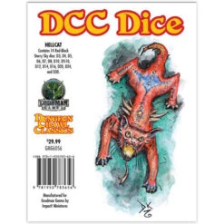 Dungeon Crawl Classic RPG Dice: Hellcat (14) -Wizards Toy Shop GMG6056 3