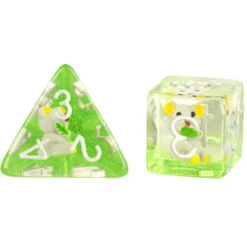 Metallic Dice Games: 16mm Polyhedral Set - Koala (7) -Wizards Toy Shop MD756 2