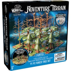 Monster Adventure Terrain: Painted - Forest Tree Set (91) -Wizards Toy Shop MON PFT916 3