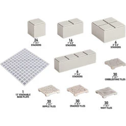Monster Adventure Terrain: Unpainted - Core Set & Base Plate (173) -Wizards Toy Shop MON RMATCOR509 3