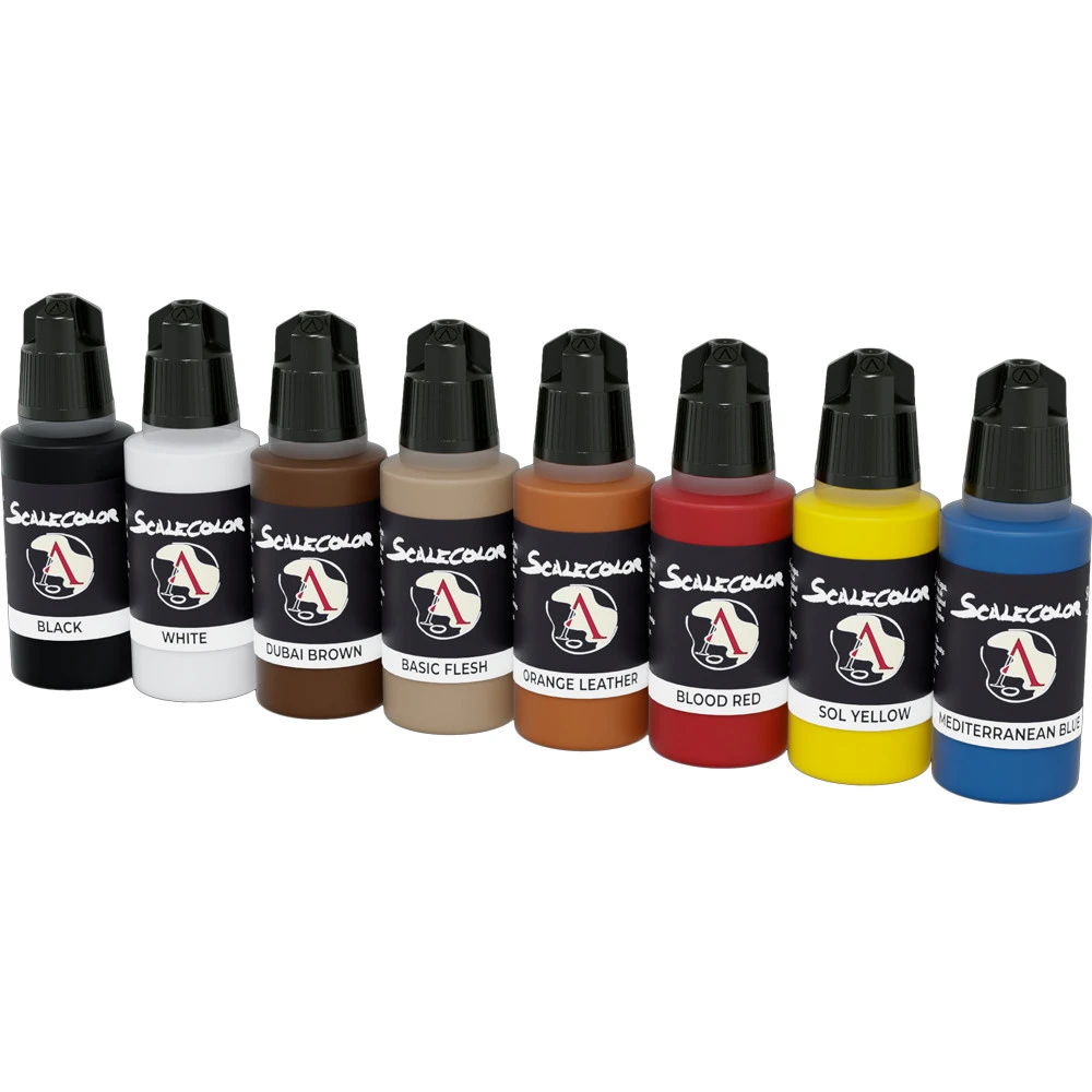 Scale Color Paint Set: Essentials Basic Color Set (Preorder) 4 Scale Color Paint Set: Essentials Basic Color Set (Preorder) - Image 2
