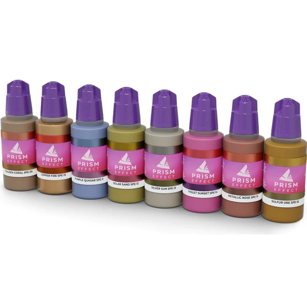 Prism Effect Chromaflair Acrylic Paints: Solar Flares (Warm Colors) 4 Prism Effect Chromaflair Acrylic Paints: Solar Flares (Warm Colors) - Image 2