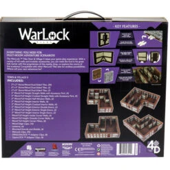 WarLock Tiles: Town & Village 2 - Full Height Plaster Walls -Wizards Toy Shop WZK16511 2