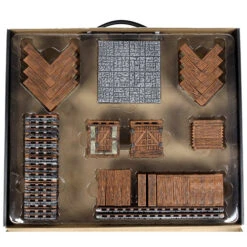 WarLock Tiles: Town & Village 2 - Full Height Plaster Walls -Wizards Toy Shop WZK16511 3