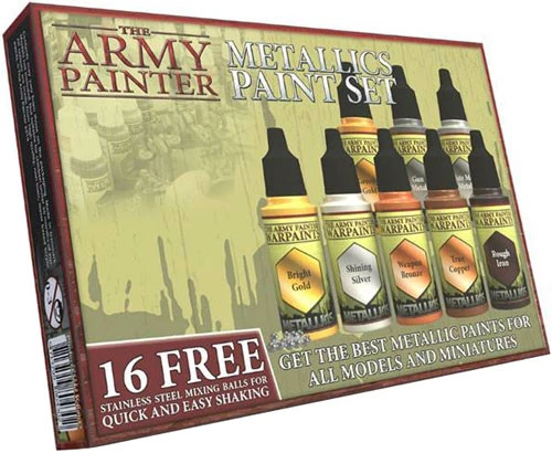Army Painter: Metallics Paint Set 3 Army Painter: Metallics Paint Set