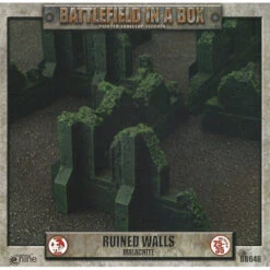 Battlefield In A Box: Ruined Walls - Malachite