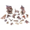 Battle Systems Terrain: Village Ruins -Wizards Toy Shop bstfwe013
