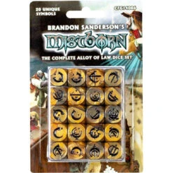 Mistborn: Complete Alloy Of Law Dice Set