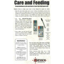 Chessex Reversible Battlemat: 1-inch Square - Black/Grey (23.5" X 26") -Wizards Toy Shop chx96480 3