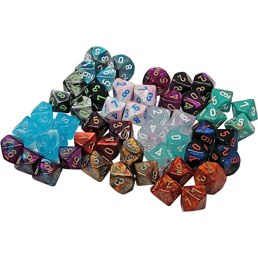 Chessex Bag Of Assorted Mini D10s (50) (2nd Release) 3 Chessex Bag Of Assorted Mini D10s (50) (2nd Release)