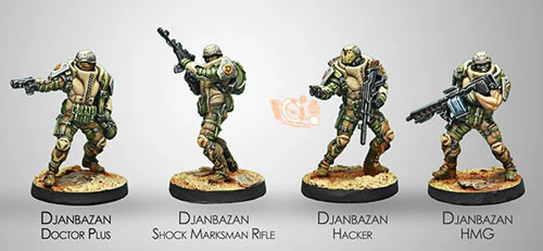 Infinity: Haqqislam - Djanbazan Tactical Group (4) 3 Infinity: Haqqislam - Djanbazan Tactical Group (4)