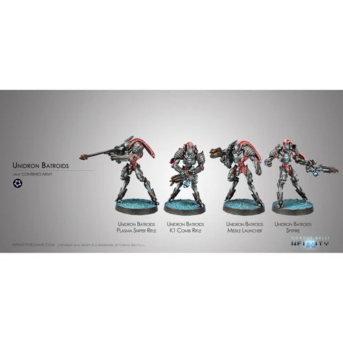 Infinity: Combined Army - Unidron Batroids (4) 3 Infinity: Combined Army - Unidron Batroids (4)