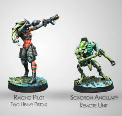 Infinity: Combined Army - Raicho Pilot & Scindro (2)