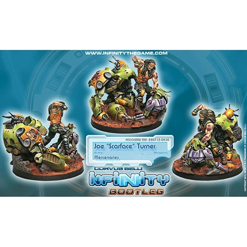 Infinity: Mercenaries - Bootleg Joe "Scarface" Turner Mercenary T.A.G. Pilot 3 Infinity: Mercenaries - Bootleg Joe "Scarface" Turner Mercenary T.A.G. Pilot