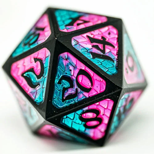 Die Hard Dice Dire D20: Drakona - Embers Cazn (1) (Preorder) 3 Die Hard Dice Dire D20: Drakona - Embers Cazn (1) (Preorder)