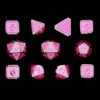 Die Hard Dice Polyhedral Set: Mythica - Platinum Pink Sapphire (11) (Last Chance) -Wizards Toy Shop dhdm0102171
