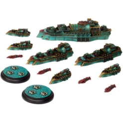 Dystopian Wars: Kongo Battlefleet Set -Wizards Toy Shop dwa220005 2