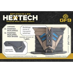 Battlefield In A Box: HexTech W1 - Condo (2) 7 Battlefield In A Box: HexTech W1 - Condo (2) -Wizards Toy Shop gf9hext01 3