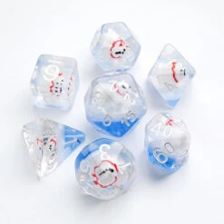 Gamegenic Embraced Series Polyhedral Set: Polar Bear (7) -Wizards Toy Shop ggs50003ml 2