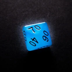 Gamegenic Glow Series Polyhedral Set: Icy Crumbs (7) -Wizards Toy Shop ggs50028ml 4