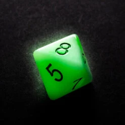 Gamegenic Glow Series Polyhedral Set: Toxic Stones (7) -Wizards Toy Shop ggs50029ml 6