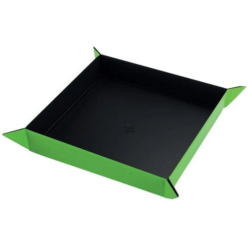 Gamegenic Magnetic Dice Tray: Square Black/Green (Preorder) 3 Gamegenic Magnetic Dice Tray: Square Black/Green (Preorder)