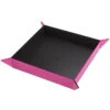 Gamegenic Magnetic Dice Tray: Square Black/Pink (Preorder)