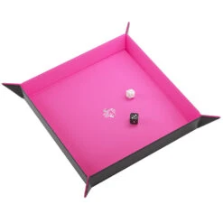 Gamegenic Magnetic Dice Tray: Square Black/Pink (Preorder) 9 Gamegenic Magnetic Dice Tray: Square Black/Pink (Preorder) -Wizards Toy Shop ggs60049ml 4