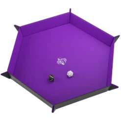 Gamegenic Magnetic Dice Tray: Hexagonal Black/Purple (Preorder) -Wizards Toy Shop ggs60059ml 4