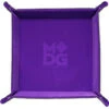 Metallic Dice Games: Velvet Folding Tray - Purple
