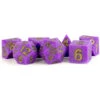 Metallic Dice Games: 16mm Sharp-Edge Polyhedral Set - Silicone Rubber - Regal Ricochet 1 Metallic Dice Games: 16mm Sharp-Edge Polyhedral Set - Silicone Rubber - Regal Ricochet -Wizards Toy Shop md783