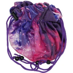 Metallic Dice Games: Dice Bag With Pockets - Nebula -Wizards Toy Shop md9102 3