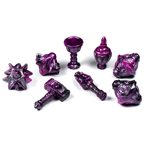 Cleric Polyhedral Set: Vile Violet (8) 3 Cleric Polyhedral Set: Vile Violet (8)