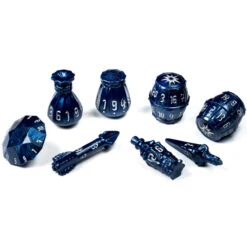 Rogue Polyhedral Set: Midnight Blue (8)