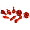 Wizard Polyhedral Set: Dragonfire (8) -Wizards Toy Shop phd2324