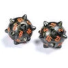 Warrior D20 Set: Spiked Balls - Steel Grey (2) -Wizards Toy Shop phd2333