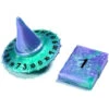 Wizard Polyhedral Set: D20 Wizard Hat & D2 Spellbook - Aether Mist -Wizards Toy Shop phd2338