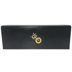 R4I Faux Leather Dice Box W/ Tray: Gold Foil Artificer Logo (Preorder)
