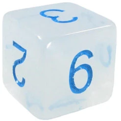 R4I Dice W/Arch'd4: Translucent - White (15) -Wizards Toy Shop r4i50124 fc 7