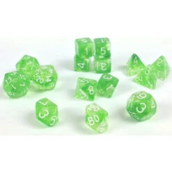 R4I Dice: Diffusion - Slime Green W/ White (15) (Preorder)
