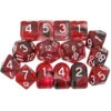 R4I Dice W/ Arch'd4: Diffusion - Bloodstone W/ White (15) -Wizards Toy Shop r4i50501 fc 2